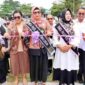 Bunda PAUD Simalungun meresmikan dua TK Negeri Pembina di Dolok Panribuan dan Tanah Jawa.