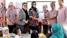 TK Negeri Pembina Kecamatan Sidamanik, yang diresmikan oleh Bunda Pendidikan Anak Usia Dini (PAUD) Kabupaten Simalungun, Ny. Hj. Darmawati Anton Achmad Saragih, pada Kamis (30/7/2026) di Kecamatan Sidamanik, Kabupaten Simalungun, Sumatera Utara.