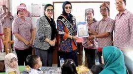 TK Negeri Pembina Kecamatan Sidamanik, yang diresmikan oleh Bunda Pendidikan Anak Usia Dini (PAUD) Kabupaten Simalungun, Ny. Hj. Darmawati Anton Achmad Saragih, pada Kamis (30/7/2026) di Kecamatan Sidamanik, Kabupaten Simalungun, Sumatera Utara.