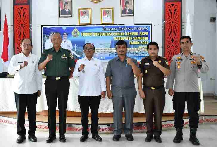 Pemkab Samosir menggelar Forum Konsultasi Publik Ranwal RKPD 2027.