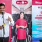 Gubernur Bobby Nasution meresmikan penerbangan perdana Wings Air Kualanamu–Mandailing Natal.