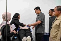 Gubernur Sumatera Utara (Sumut) Muhammad Bobby Afif Nasution di damping sejumlah OPD meninjau Poltekkes Gunungsitoli di Poltekes Gunungsitoli Iraonogeba, Kecamatan Gunungsitoli kota Gunungsitoli, Nias, Minggu (9/8/2026)