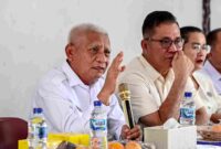 Wakil Gubernur Sumatera Utara (Sumut) Surya, bersama Bupati Nias Selatan Sokhiatulo Laia, didampingi sejumlah OPD meninjau SMK Negri 1 Teluk Dalam, sekaligus meninjau perekaman KTP Elektronik untuk siswa siswi SMK Negri 1 Teluk Dalam, jalan Pendidikan No 12 Kecamatan Teluk Dalam, Kabupaten Nias Selatan, Rabu (12/8/2026) 