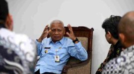 Wakil Gubernur Sumatera Utara (Sumut) Surya didampingi sejumlah Pimpinan Organisasi Perangkat Daerah (OPD) menerima audiensi Direktur Utama PT Indonesia Asahan Akumunium (INALUM) Melati Sarnita beserta jajarannya di ruang kerja Wakil Gubernur Sumut, lantai 9 Kantor Gubernur Sumut, Jalan Diponegoro nomor 30, Medan, Selasa (4/8/20206).