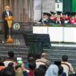 Sidang Terbuka Dies Natalis ke-74 USU di Auditorium USU, Jalan Dr. Mansyur, Medan, Kamis (20/8/2026).
