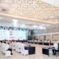 Gubernur Sumatera Utara (Sumut) Bobby Nasution memimpin Rapat Pimpinan Terkait laporan realisasi keuangan dan belanja daerah, realisasi Pendapatan Asli Daerah (PAD) serta progres pencapaian pelaksanaan Program Hasil Terbaik Cepat (PHTC) dan Proyek Strategis Daerah (PSD) yang memasuki semester ke-II tahun Anggaran 2026 di Aula Raja Inal Siregar, Kantor Gubernur Sumut, Jalan Pangeran Diponegoro Medan, Rabu (29/7/2026). 