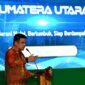 Gubernur Sumatera Utara (Sumut) Muhammad Bobby Nasution bersama Menteri Usaha Mikro, Kecil, dan Menengah (UMKM) Maman Abdurrahman, Wakil Kepala BRIN Amarulla Octavian, Rektor USU  Muryanto Amin, serta Walikota Medan Ricko Waas, menghadiri acara Bursa Wirausaha Unggulan yang digelar oleh Universitas Sumatera Utara (USU) di Gedung Auditorium USU, Kamis (20/8/2026). 
