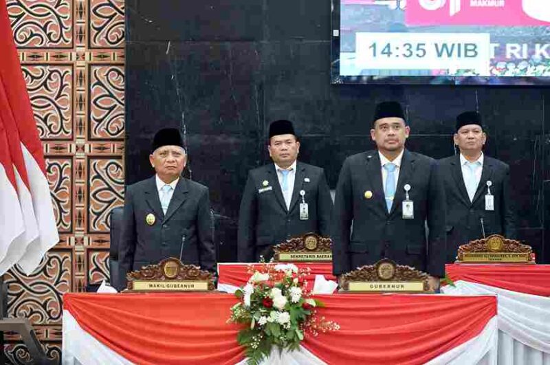 Bobby Nasution menyaksikan pidato Prabowo soal RUU APBN 2027 dan menilai arah kebijakan nasional menjadi acuan pembangunan Sumatera Utara.