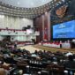 Gubernur Sumatera Utara (Sumut) Bobby Nasution menyampaikan penjelasan terhadap Rancangan Peraturan Daerah (Ranperda) tentang Perubahan Anggaran Pendapatan dan Belanja Daerah (APBD) Provinsi Sumatera Utara Tahun Anggaran 2026 pada Rapat Paripurna DPRD Provinsi Sumatera Utara, di Gedung DPRD Sumut, Jalan Imam Bonjol, Medan, Rabu (26/8/2026).