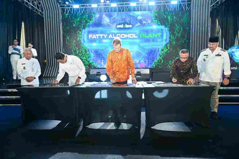Wakil Gubernur Sumut, Surya menghadiri Peresmian Perluasan Produksi PT. Unilever Oleochemical Indonesia di Kawasan Ekonomi Khusus (KEK) Sei Mangkei, Kabupaten Simalungun, Rabu (26/8/2026).