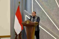 Pj Sekretaris Daerah Provinsi Sumatera Utara (Sumut) Timur Tumanggor membuka Forum Kolaborasi Ekonomi Syariah (Eksyar) Sumut Tahun 2026 di Ruang Kuala Deli Kantor Bank Indonesia Perwakilan Sumut Jalan Balai Kota, Kota Medan, Kamis (27/8/2026).
