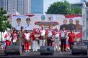 Penjabat (Pj) Sekretaris Daerah Provinsi (Sekdaprov) Sumatera Utara (Sumut) Sulaiman Harahap menghadiri kegiatan Semarak Memperingati Hari Ulang Tahun ke-81 Kemerdekaan Republik Indonesia yang diselenggarakan Dewan Harian Daerah Badan Pembudayaan Kejuangan 45 Provinsi Sumut di Jalan Bukit Barisan, Medan, Minggu (2/8/2026).