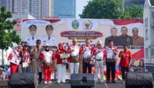 Penjabat (Pj) Sekretaris Daerah Provinsi (Sekdaprov) Sumatera Utara (Sumut) Sulaiman Harahap menghadiri kegiatan Semarak Memperingati Hari Ulang Tahun ke-81 Kemerdekaan Republik Indonesia yang diselenggarakan Dewan Harian Daerah Badan Pembudayaan Kejuangan 45 Provinsi Sumut di Jalan Bukit Barisan, Medan, Minggu (2/8/2026).