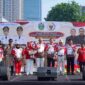 Penjabat (Pj) Sekretaris Daerah Provinsi (Sekdaprov) Sumatera Utara (Sumut) Sulaiman Harahap menghadiri kegiatan Semarak Memperingati Hari Ulang Tahun ke-81 Kemerdekaan Republik Indonesia yang diselenggarakan Dewan Harian Daerah Badan Pembudayaan Kejuangan 45 Provinsi Sumut di Jalan Bukit Barisan, Medan, Minggu (2/8/2026).
