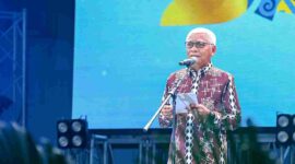 Wakil Gubernur (Wagub) Sumatera Utara Surya di kawasan PRSU, Jalan Jenderal Gatot Subroto, Medan, pada Minggu (2/8/2026).