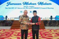 Pj Sekdaprov Sumut Sulaiman Harahap menghadiri Jamuan Makan Malam 5th IMT-GT University Network (UNINET) Council Meeting yang diselenggarakan di Aula Raja Inal Siregar, lantai 2 Kantor Gubernur Sumut, Jalan Diponegoro No. 30, Medan, Kamis Malam (30/7/2026). 