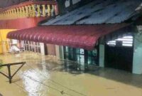 Kondisi Banjir di Serbelawan.