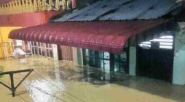 Kondisi Banjir di Serbelawan.