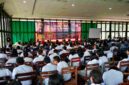 Pembukaan Lomba Cipta Lagu Rohani Guru dan Siswa Kristen yang digelar Majelis Pendidikan Kristen (MPK) Wilayah I Sumatera Utara (Sumut)-Aceh di Ruang Menza Universitas HKBP Nommensen Pematangsiantar (UHKBPNP), pada Sabtu (1/8/2026).