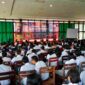 Pembukaan Lomba Cipta Lagu Rohani Guru dan Siswa Kristen yang digelar Majelis Pendidikan Kristen (MPK) Wilayah I Sumatera Utara (Sumut)-Aceh di Ruang Menza Universitas HKBP Nommensen Pematangsiantar (UHKBPNP), pada Sabtu (1/8/2026).