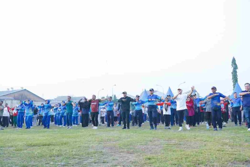 Car Free Day (CFD) digelar di kawasan Jalan Sumatera, Medan Belawan, pada Minggu (2/8/2026).
