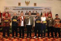Foto bersama usai Rapat Kerja (Raker) DPRD Kota Medan dalam rangka penyusunan program kerja tahun 2027 di The Hill Hotel Resort Sibolangit, Minggu (2/8/2026).