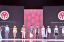 Dekranasda Simalungun mempromosikan wastra khas daerah di BTN Indonesia Fashion Week 2026.