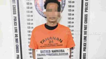 seorang pria berinisial RSP (33) yang diduga terlibat dalam peredaran narkotika jenis sabu.