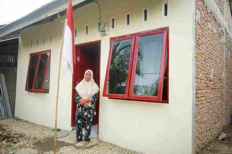 Rumah Jaipah yang selama 20 tahun bocor direhabilitasi melalui Program RTLH Pemko Medan