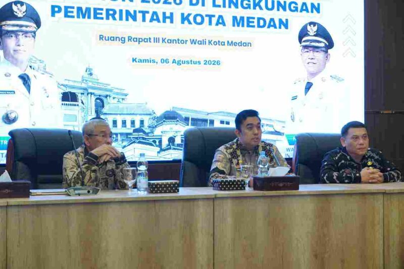 Pemko Medan menggandeng Komisi Informasi Sumut menyosialisasikan Permendagri Nomor 2 Tahun 2026 untuk memperkuat layanan informasi publik.