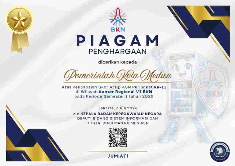 Piagam Penghargaan.