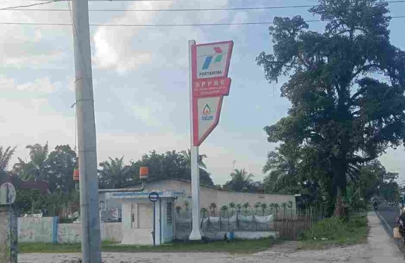 Pintu masuk SPPBE PT.NIJ Alam Lestari.