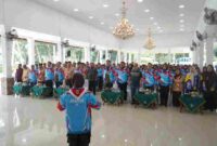 Wabup Asahan Rianto melepas 64 Pramuka Penggalang ke Jamnas XII 2026 di Cibubur.