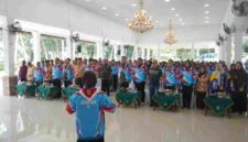 Wabup Asahan Rianto melepas 64 Pramuka Penggalang ke Jamnas XII 2026 di Cibubur.