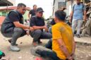 Polrestabes Medan menggerebek lokasi diduga peredaran narkoba di bantaran rel Tembung.