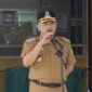 Camat Medan Timur, Fernanda,SSTP saat memimpin Apel pagi pada Senin, 10 Agustus 2026.(Foto/Ist)