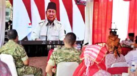 Bupati Simalungun Anton Achmad Saragih menghadiri peresmian Jembatan Garuda dan fasilitas air bersih TNI oleh Presiden Prabowo secara daring.