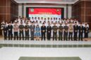 Pengukuhkan 55 anggota Paskibraka di Ruang Serbaguna Pemerintah Kota Pematangsiantar, Sabtu (15/8/2026) sore.