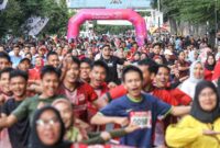 Fun Run Merah Putih 8,1K dan Pekan Olahraga dalam rangka HUT ke-81 RI.