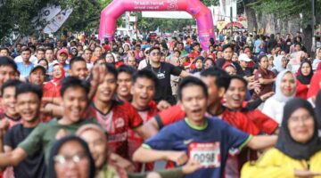 Fun Run Merah Putih 8,1K dan Pekan Olahraga dalam rangka HUT ke-81 RI.