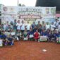 Wakil Bupati Asahan, Rianto, S.H., M.A.P., menghadiri penutupan Mini Soccer Championship Kapolres Asahan Cup Tahun 2026 tingkat SD, SMP, dan SMA/sederajat di Stadion Mutiara Kisaran, Minggu (16/8/2026).