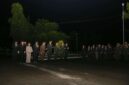 Wali Kota Pematangsiantar Wesly Silalahi bersama Forkopimda mengikuti Renungan Suci HUT ke-81 RI di TMP Nagur tepat tengah malam.