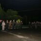 Wali Kota Pematangsiantar Wesly Silalahi bersama Forkopimda mengikuti Renungan Suci HUT ke-81 RI di TMP Nagur tepat tengah malam.