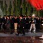 Wapres Gibran menghadiri Ziarah Nasional dan Renungan Suci di TMP Kalibata menjelang HUT ke-81 RI bersama Presiden Prabowo dan pejabat negara.