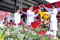 Upacara HUT ke-81 Kemerdekaan RI di Simalungun.