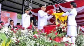 Upacara HUT ke-81 Kemerdekaan RI di Simalungun.
