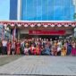 n: BRI Balige memperingati HUT ke-81 RI dengan pakaian adat.