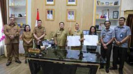 Pemko Pematangsiantar dan Kanwil Kemenkum Sumut menandatangani kerja sama pelayanan hukum serta perlindungan kekayaan intelektual hasil inovasi.
