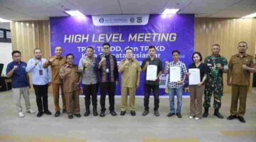 High Level Meeting (HLM) TPID, TP2DD, dan TPAKD di Lantai 4 Kantor Perwakilan Bank Indonesia (KPw BI) Pematangsiantar, Jalan H. Adam Malik, Selasa (18/8/2026).