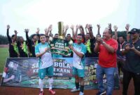FC Polres Asahan menjuarai Piala Dandim 0208 Asahan setelah menang 2-1 atas FC KONI Asahan pada final Turnamen Kemerdekaan ke-81 di Kisaran.